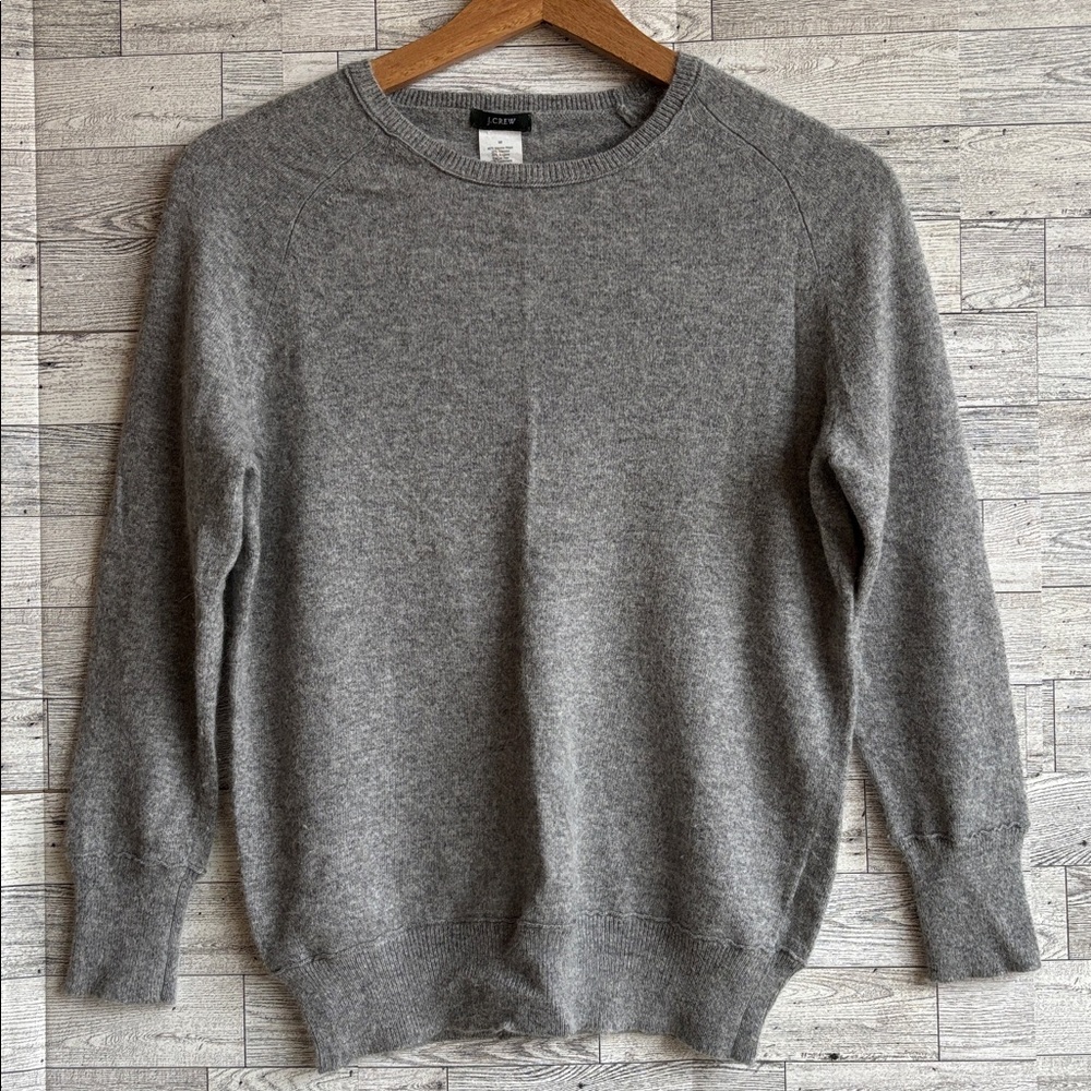 J. Crew Women's Gray Crewneck Sweater